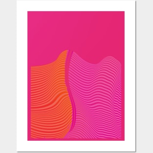 Abstract Line Art Posters and Art